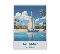 Bahamas Caraïbes，Adultes Puzzle Impossible De 1000 Pièces Décompression Jeu De Cadeaux Éducatifs pour Adultes（38x26cm）-IC43