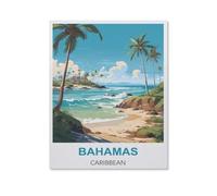 Bahamas, Caraïbes，Puzzle en Bois 1000 Pieces Adultes Enfants Classique Jeu Cadeau（75x50cm）-HV87