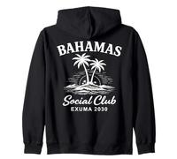 Bahamas Social Club Exuma 2030 Vacances Sweat à Capuche