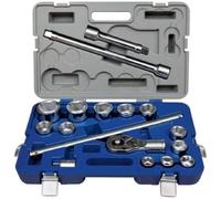 Bahco 139-17-4 - Jeu Douille 3/4 17Pcs 22-50Mm