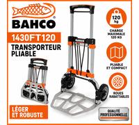 BAHCO 1430FT120 - Transporteur Pliable Professionnel 120 kg