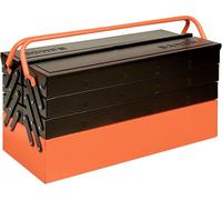 Bahco 1497MBF750 Boîte à outils vide métal noir/orange