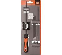 Bahco 168-COMBI-4.8-6920 Jeu de limes pour tronçonneuse, manche ergonomique, 200mm Ø 4,8mm, aide à la lime 1 pc