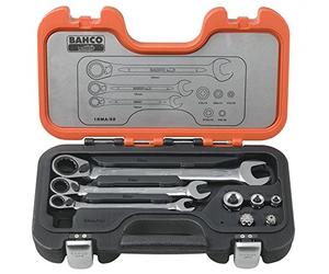 Bahco 1RMA/S8 - Jeu Cles Mixtes Cliquets 8Pc