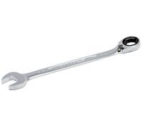 Bahco Clé mixte plate à cliquet 1RZ-1/4 – coudée, tête à fourche 15°