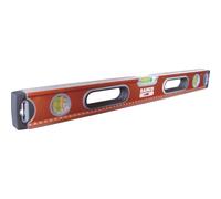 Bahco Niveau à bulle 466-600 - 60 cm - Précision 0,5 mm/m - Orange/Noir