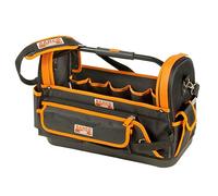 Bahco 4750FB1-19A Sac à Outils Ouvert, Noir/Orange, 19"