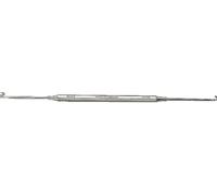 Bahco Fil double-face 5418 avec crochet à ressort, acier inoxydable 165 mm