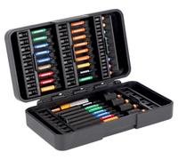 Bahco 66IM/40C-1 Lot de 40 embouts de tournevis à torsion, Variety pack, Noir