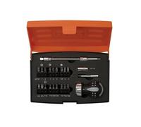 Bahco 808050S-22 Ensemble De Tournevis À Cliquet Stubby, 22 Pièces BAH808050S22