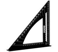 Bahco 9045-T-220 Équerre de menuisier triangulaire 220 mm | Équerre monobloc pour une précision et une précision durable