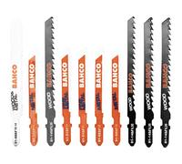 Bahco 91-MIXED-10P Jeu de lames de scie sauteuse pour bois et métal - 10 pcs 1