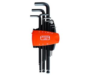 Bahco BE-9678 - Jeu Cles Mal Coud Spher 9Pcs