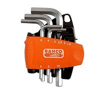 Bahco BE-9778 - Jeu Cles Mal Coud Noir 9 Pcs