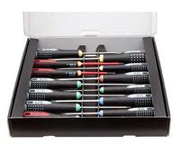 Bahco BE-9875 - Jeu de tournevis ERGO? pour vis à fente, vis Phillips, Pozidriv et TORX®, avec poignée en caoutchouc ? 13 pièces