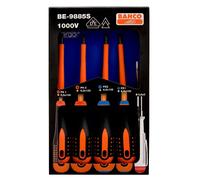 Bahco BE-9885S Jeu de 5 tournevis Ergo isolés