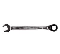 Bahco Clé mixte plate à cliquet, coudée, tête à fourche en angle 15°, 13mm - 1rm-13