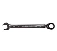 Bahco Clé mixte plate à cliquet, coudée, tête à fourche en angle 15°, 27mm - 1rm-27