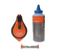 Bahco CLSET Kit de marquage avec craie bleue / cordeau à craie / niveau (Import Grande Bretagne)