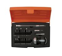 Bahco Coffret 22 Pièces Tournevis Cliquet Stubby Avec Embouts Magnétique