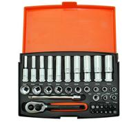 BAHCO Coffret de 37pcs douilles métriques 1/4"et embouts SL25L