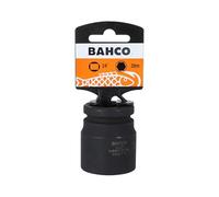 BAHCO Douilles à chocs phosphatées, carré 3/4" et profil 6 pans métrique