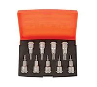 Bahco Ensemble De Douilles Torx 1/2 Pouce 9 Pièces Fini Mat Dans Un Étui S9TORX