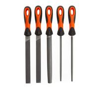 Bahco Ergo Ingénierie Lime Set 200mm 5 Pièce Enroulé Portefeuille 1-478-08-1-2