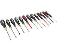 Bahco Jeu de tournevis Ergo BE-9875 – 13 pièces, poignée en caoutchouc