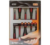 Bahco Ergo pour électricien Jeu de tournevis 5 pièces vis à fente, cruciforme Phillips