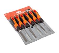 Bahco Ingénieurs Limes 100mm Lot De 6 Confort Prise & Plastique Portefeuille