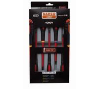 Bahco Jeu de 5 tournevis ERGO isolés lames fines - BE-9882SL