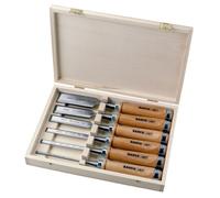 Bahco JEU DE CISEAUX À BOIS, 6 PCS, BOÎTE EN BOIS, 6,10,12,18,25,32MM - 425-083