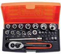 Bahco Jeu de clés à douille 1/4 25 pièces SL25AF