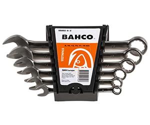 BAHCO Jeu de clés mixtes, métriques et en acier inoxydable : 6 pièces