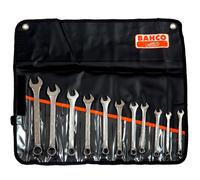 Bahco Jeu de clés mixtes plates 11 pcs dans un étui plastique, 8-22mm - 111m/11t