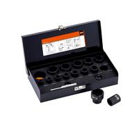 Bahco JEU DE DOUILLES, 16 PCS, 3/8 + 1/2"" - BWTSP16