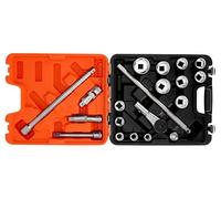 BAHCO Jeu de douilles carrées 3/4" à profil 6 pans métrique et tête