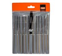 Bahco JEU DE LIMES AIGUILLE 12 PCS 160MM DANS UN ÉTUI PLASTIQUE - 2-472-16-1-0