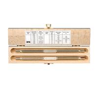 Bahco Jeu de limes à double filetage 1450D/2 - 2 pcs avec tableau de filetages