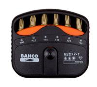 Bahco JEU D'EMBOUTS DIAMANT 7 PCS PH,PZ,T - 63D/7-1