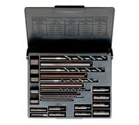 Bahco Jeu d'extracteurs 1418S - 20 pièces pour vis, goujons et boulons M5-M16