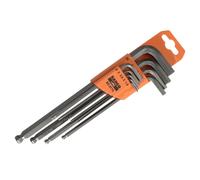 Bahco Métrique Balle Fin Clé Hexagonale Set Phosphate Finir 1.5-10mm BE-9770