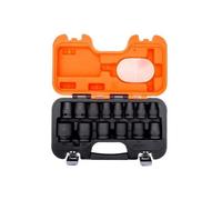 Bahco Métrique Impact Douille Set 14 Pièce 1.3cm Drive Standard Hex Unique DS14