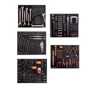 Bahco Module de 5 mousses pour maintenance automobile - 196 pcs - FF1ASET-AUTO1