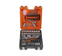 BAHCO S106 Coffret 106 pièces douilles/clés mixtes/cliquets 1/4 et 1/2