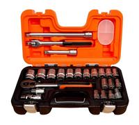 Bahco S240 - Jeu De Douilles 6 Pans 1/2'' Métrique Et Cliquet