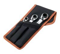 Bahco S4RM/3T Jeu de clés mixtes à cliquet 3 pièces Ouverture de clé (métrique)