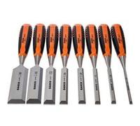 Bahco Ciseaux à bois 424P-S8-EUR – Set 8 pièces 6/10/12/16/18/25/32/36 mm coffret bois