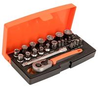 Bahco - SL25 Jeu de douilles 25 pièces Disque 1/4-inch - BAHSL25